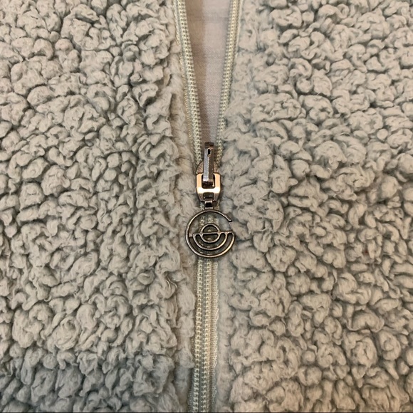 Gilly Hicks Mint Reversible Sherpa Hoodie - Picture 6 of 6